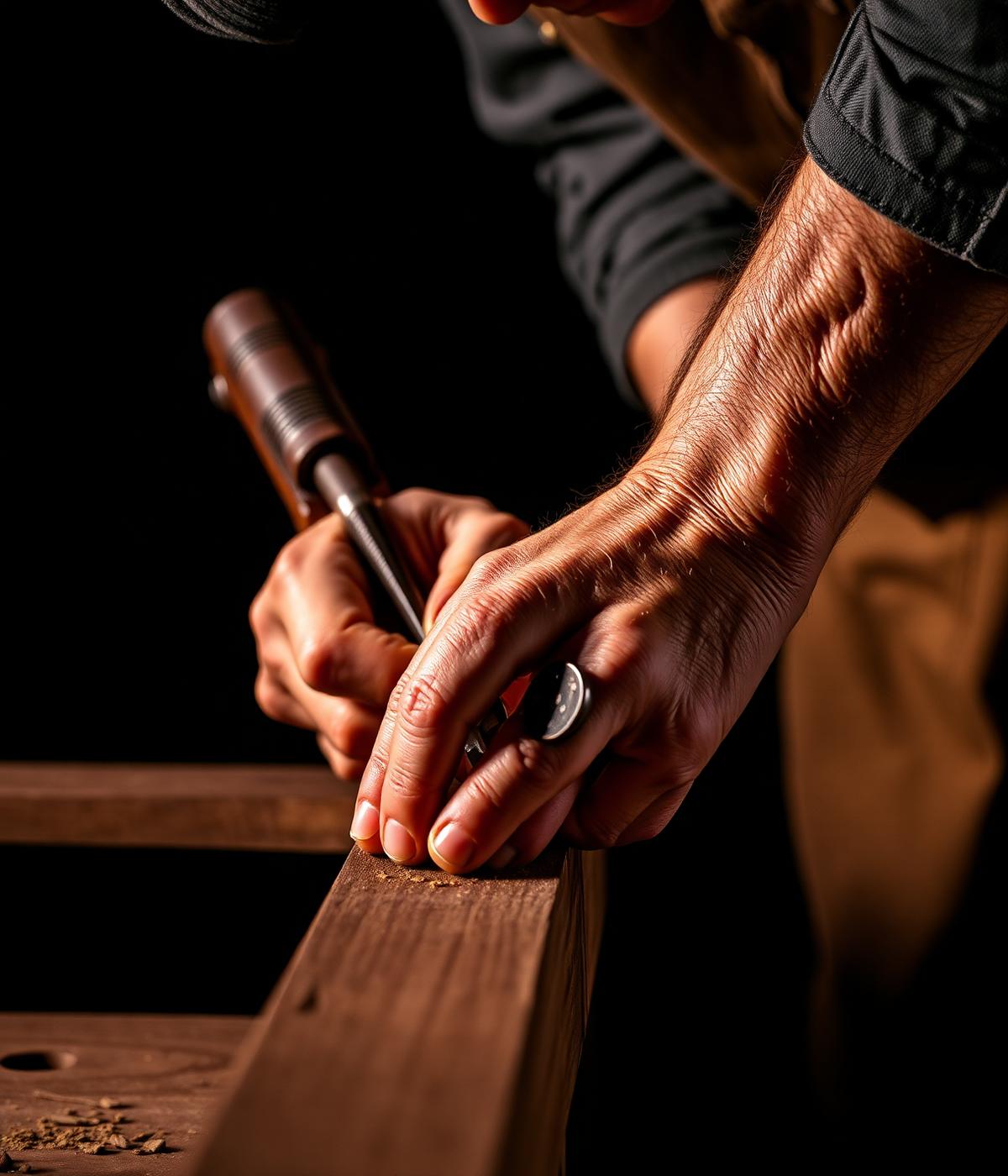 Handwerker der SANDER Baugesellschaft bei der Arbeit